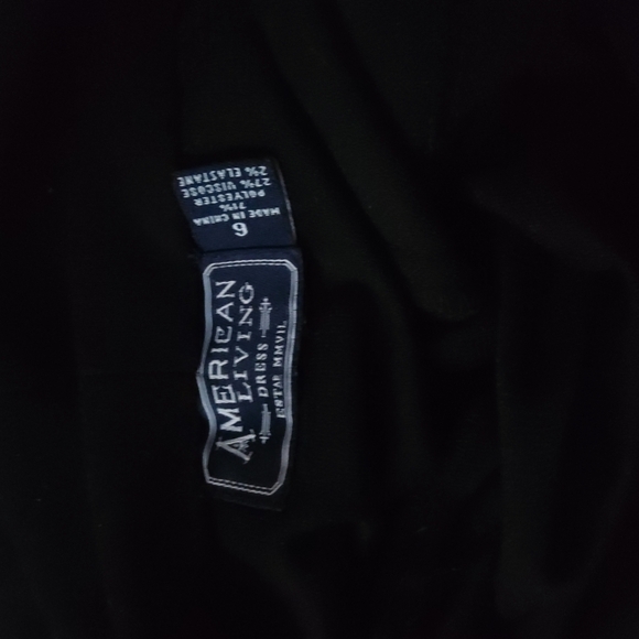 AMERICAN LIVING COWL NECK SLEEVELESS FIT AND FLARE DRESS SIZE 6 - Picture 8 of 9